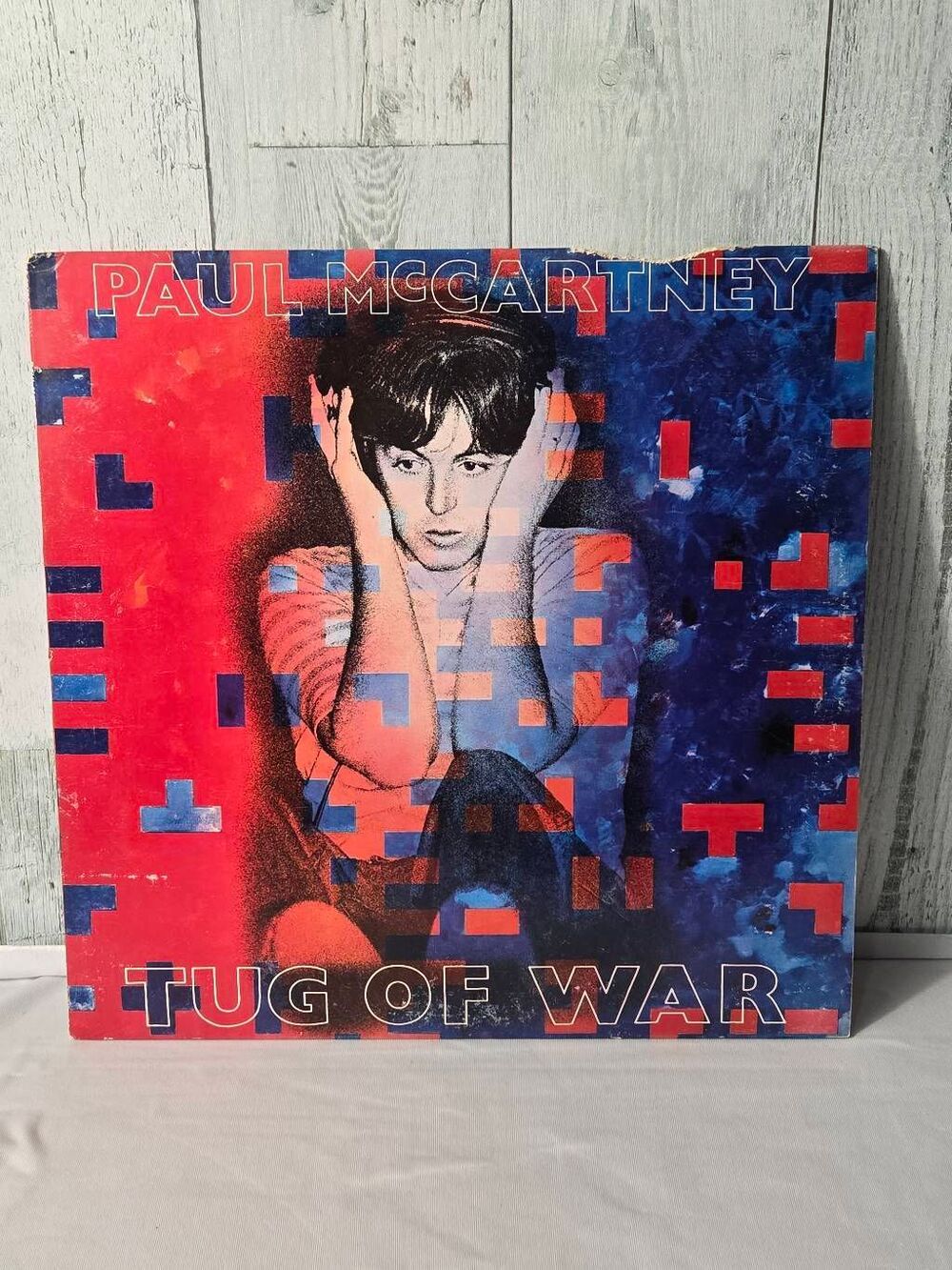 Paul McCartney 1982 Columbia Tug of War Vinyl LP Record